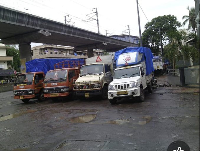 Govinda Tempo Service vehicle on duty